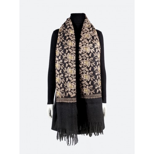 Шарф с вышивкой<br/><span class='tw-product-name2'>с листовым орнаментом</span> test alt 4