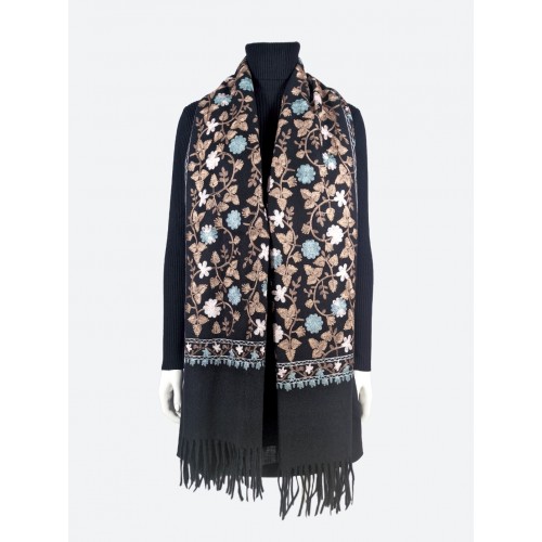 Шарф с вышивкой<br/><span class='tw-product-name2'>с цветочным орнаментом</span> test alt 4