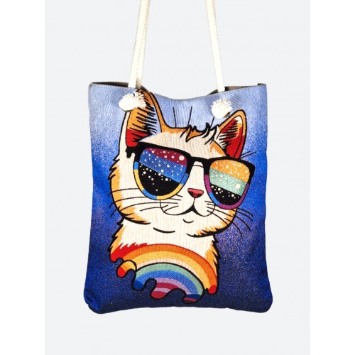 Сумка шоппер<br/><span class='tw-product-name2'>с дизайном кота</span> test alt 4