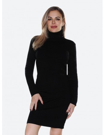 Черное платье<br/><span class='tw-product-name2'>с воротником</span> test alt 4