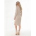 Вязаное платье|бежевого цвета