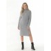 Вязаное платье|серого цвета