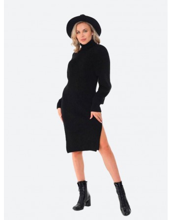 Вязаное платье<br/><span class='tw-product-name2'>черного цвета</span>