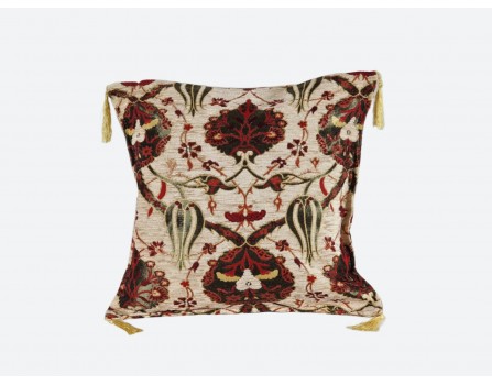 Кремовая подушка<br/><span class='tw-product-name2'>с цветочным орнаментом</span> test alt 4