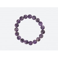 Каменный браслет 10 мм из<br/><span class='tw-product-name2'>светло-фиолетового аметиста</span>