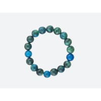 Каменный браслет из<br/><span class='tw-product-name2'>зелено-синего азурита</span>