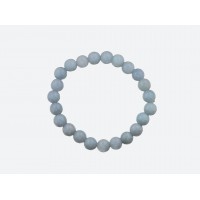 Каменный браслет 8 мм из<br/><span class='tw-product-name2'>серо-голубого аквамарина</span>