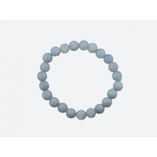 Каменный браслет 8 мм из<br/><span class='tw-product-name2'>серо-голубого аквамарина</span> test alt 4