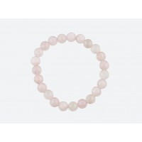Каменный браслет 8 мм из<br/><span class='tw-product-name2'>свело-розового кварца</span>