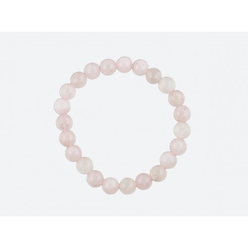 Каменный браслет 8 мм из<br/><span class='tw-product-name2'>свело-розового кварца</span> test alt 4