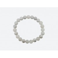 Каменный браслет 8 мм из<br/><span class='tw-product-name2'>светло-серого лунного камня</span>