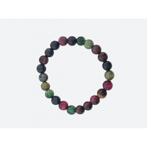 Каменный браслет 8 мм из<br/><span class='tw-product-name2'>разноцветного тигрового глаза</span> test alt 4