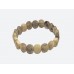 Каменный браслет из|серо-бежевого лабрадора
