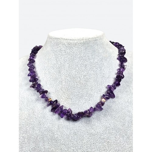 Фиолетовые бусы<br/><span class='tw-product-name2'>из натурального аметиста</span> test alt 4