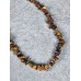 Коричневые бусы|из тигрового глаза
