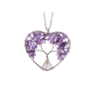 Кулон из аметиста<br/><span class='tw-product-name2'>"Древо жизни"</span>