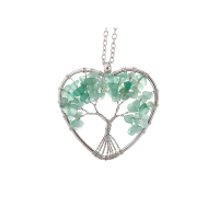 Кулон из авантюрина<br/><span class='tw-product-name2'>"Древо жизни"</span>