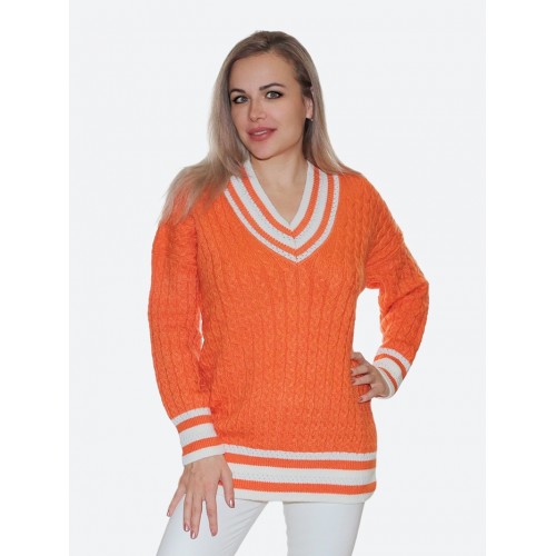Оверсайз пуловер<br/><span class='tw-product-name2'>оранжевого цвета</span> test alt 4