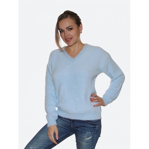 Нежный пуловер<br/><span class='tw-product-name2'>голубого цвета</span> test alt 4