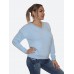 Нежный пуловер|голубого цвета