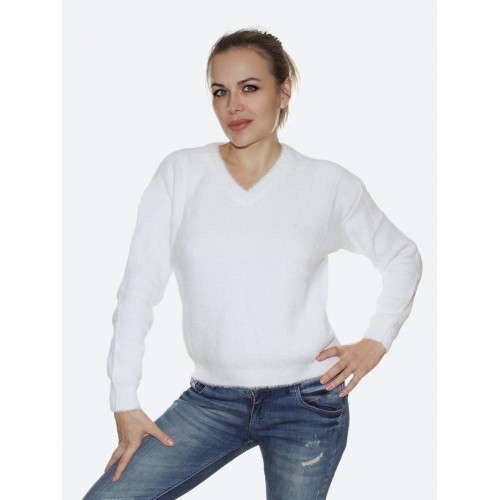 Нежный пуловер<br/><span class='tw-product-name2'>белого цвета</span> test alt 4