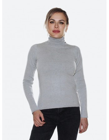 Серая водолазка<br/><span class='tw-product-name2'>с пуговицами на воротнике</span> test alt 4