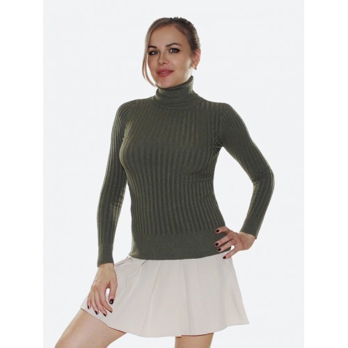 Водолазка цвета хаки<br/><span class='tw-product-name2'>из вискозы</span> test alt 4