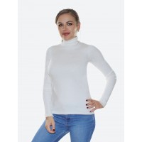 Белая водолазка<br/><span class='tw-product-name2'>с пуговицами на воротнике</span> test alt 4