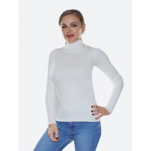 Белая водолазка<br/><span class='tw-product-name2'>с пуговицами на воротнике</span> test alt 4