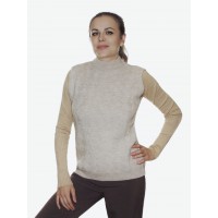 Бежевая безрукавка<br/><span class='tw-product-name2'>с воротником</span>