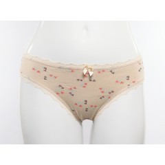 Бежевые трусы|бразилиана с цветами Бежевые трусы|бразилиана с цветами
