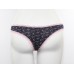 Черные трусы|бразилиана с цветами