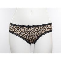 Леопардовые трусы|бразилиана с кружевами test alt 4