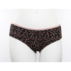 Черные трусы|хипстеры с листьями Черные трусы|хипстеры с листьями