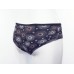 Темно-синие трусы|хипстеры с одуванчиками