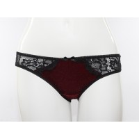 Бордовые кружевные<br/><span class='tw-product-name2'>трусы слипы</span> test alt 4