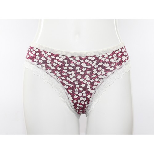 Бордовые трусы<br/><span class='tw-product-name2'>слипы с цветами</span> test alt 4