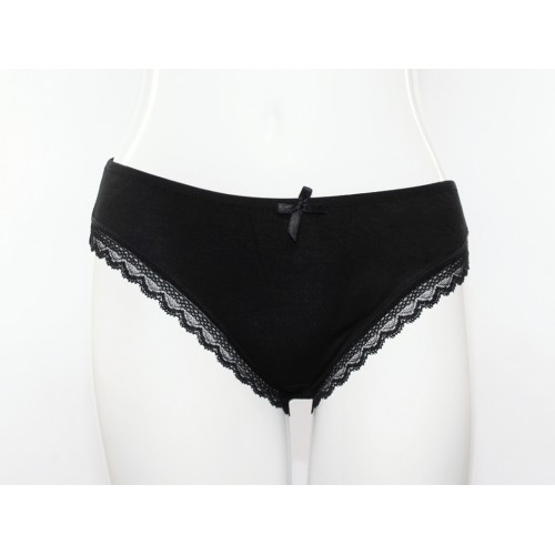 Черные трусы<br/><span class='tw-product-name2'>слипы с бантиком</span> test alt 4