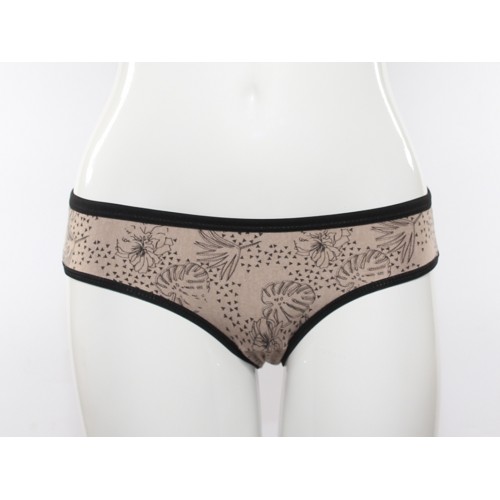 Бежевые трусы<br/><span class='tw-product-name2'>слипы с цветами</span> test alt 4