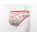 Бело-серые трусы|слипы с сердцами
