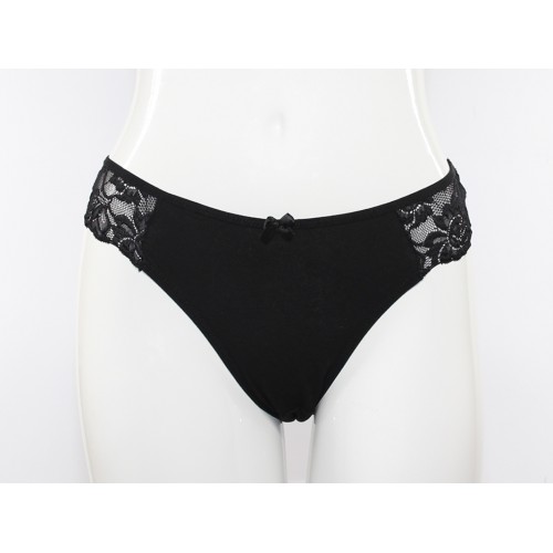 Черные трусы<br/><span class='tw-product-name2'>танга с бантиком</span> test alt 4