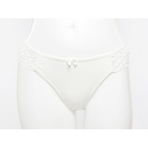 Белые трусы<br/><span class='tw-product-name2'>танга с бантиком</span> test alt 4