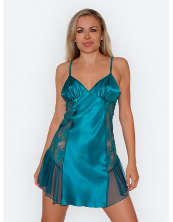 Короткий пеньюар<br/><span class='tw-product-name2'>лазурного цвета</span>
