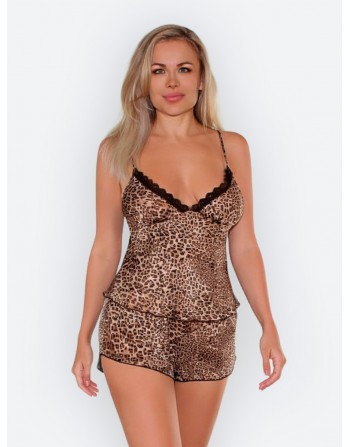 Леопардовый комплект<br/><span class='tw-product-name2'>топ с шортами</span>