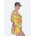 Рубашка оверсайз|"Желтый всплеск"
