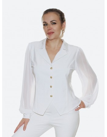 Белая блузка<br/><span class='tw-product-name2'>с длинным рукавом</span> test alt 4