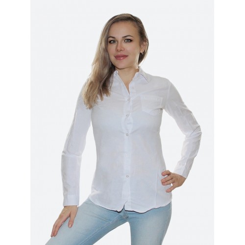 Хлопковая рубашка<br/><span class='tw-product-name2'>белого цвета</span> test alt 4