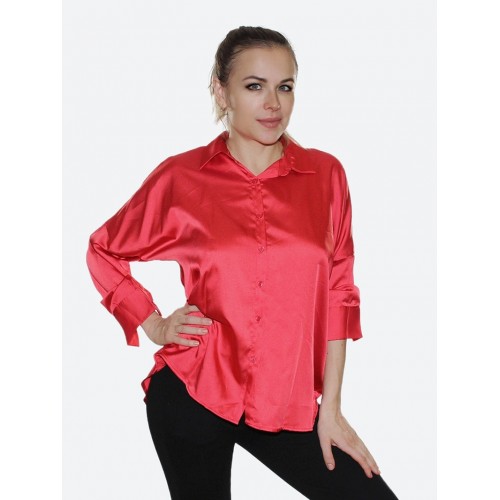 Красно-алая рубашка<br/><span class='tw-product-name2'>"Элегантность" оверсайз</span> test alt 4