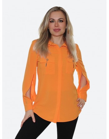 Оранжевая рубашка<br/><span class='tw-product-name2'>смарт-кэжуал</span> test alt 4