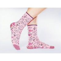 Розовые носки<br/><span class='tw-product-name2'>с сердечками</span>